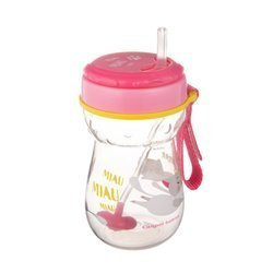 Canpol Babies Bidon ze składaną rurką silikonową z odważnikiem 350ml 56/521 Kotek