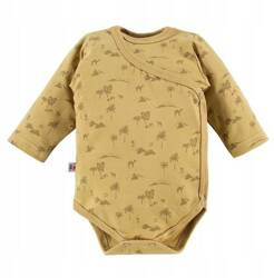 Eevi Body Niemowlęce Bawełniane Rozmiar 62 (57 - 62 cm) Sahara Musztardowe