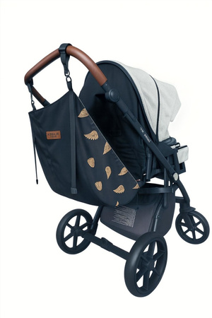 Blaben Baby Hamak do wózka dziecięcego z pasami Bezpieczeństwa Wings