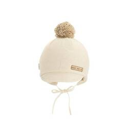Iltom Czapka Bawełniana Ecru 42cm
