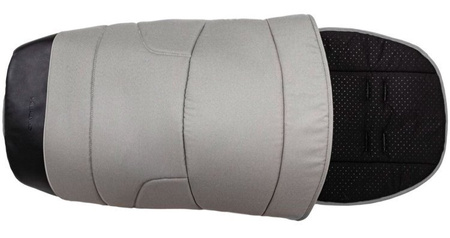 Muuvo Quick 3.0 Wózek Głęboko-Spacerowy Black Chrome z Gondolą XL Zestaw 2w1 Steel Grey
