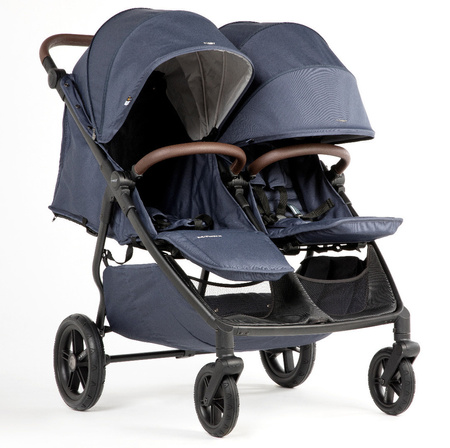 Mast M.Twin x Wózek Bliźniaczy Mast Swiss Design Koła Light Blueberry