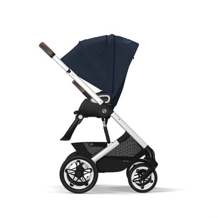 Cybex Talos S Lux Wózek Głęboko-Spacerowy Rama Srebrna Ocean Blue