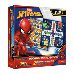 Trefl Gra Spider-Man 2w1: Chińczyk / Węże i Drabiny