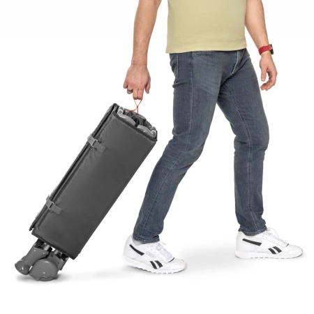 Kidnort Stugan Łóżeczko Turystyczne Ciemny Szary