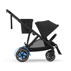 Cybex E-Gazelle S Wspomagany Wózek Spacerowy Rama Czarna Moon Black