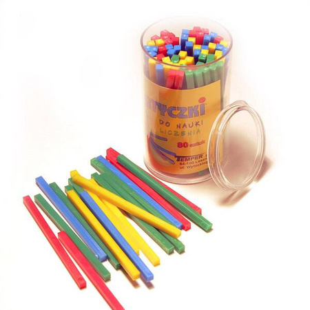 Temper Patyczki do Nauki Liczenia 80 el. 