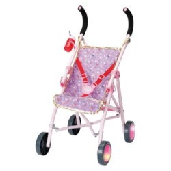 BABY born - Wózek Spacerówka dla lalek ze światełkami i butelką