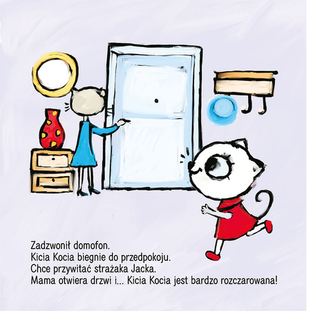 Media Rodzina Książeczka Kicia Kocia Poznaje Strażaka