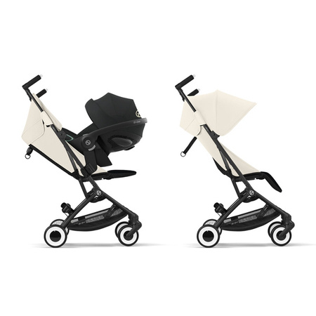 Cybex Libelle 2.0 Wózek Spacerowy Rama Black Canvas White