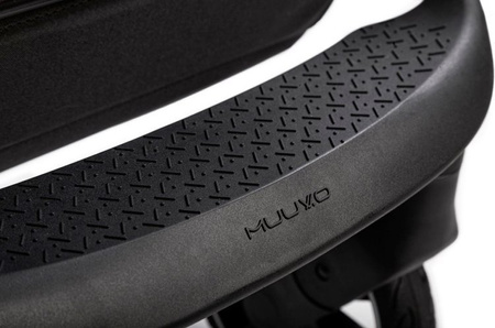 Muuvo Quick 3.0 Wózek Głęboko-Spacerowy z Gondolą XL Zestaw 2w1 Iron Graphite