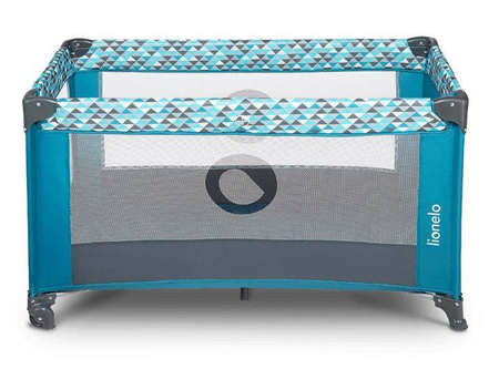 Lionelo Stefi Łóżeczko Turystyczne  Green Turquoise 