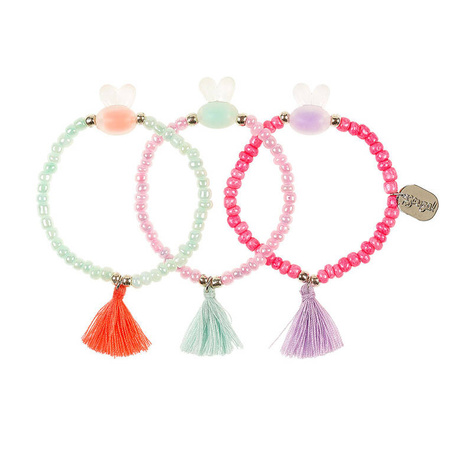 Souza! Bransoletki z chwostem jasnozielona-jasnoróżowa-różowa Izabel