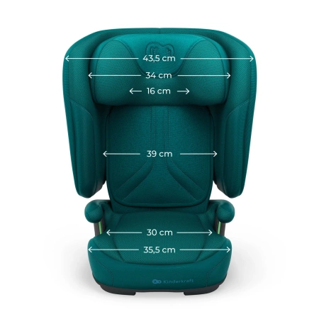 Kinderkraft Unity 2 Fotelik Samochodowy 15-50 kg Zielony