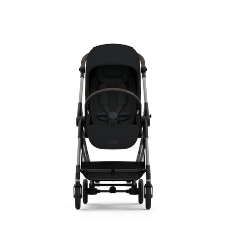 Cybex Melio  Wózek Głeboko-Spacerowy Magic Black + Cloud G I-Size