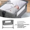 Kinderkraft Neste Grow Łóżeczko Dostawne Dark Grey