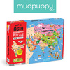 Mudpuppy Puzzle konturowe Mapa Azji 70 elementów 5+