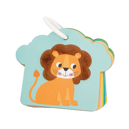 Janod Karty sensoryczne Sawanna 7 elementów 12 m+