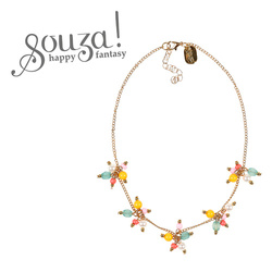 Souza! Naszyjnik łańcuszek z zawieszkami Valeia