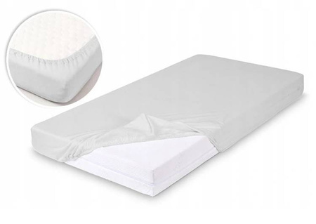 Prześcieradło Bamboo z Gumką r.60X120 Szare