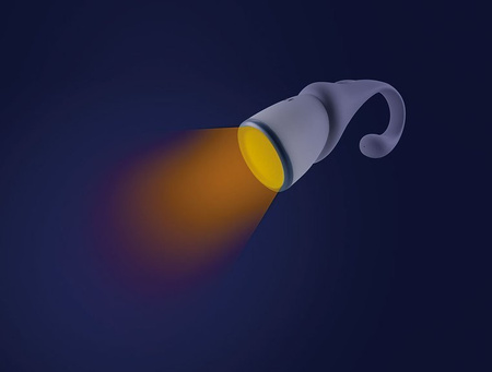 USZKODZONE OPAKOWANIE BEABA Lampka nocna LED przenośna z latarką Pixie 90h świecenia Blue