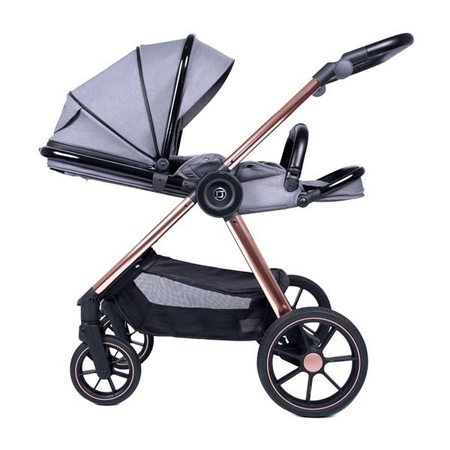 Zokky Ozz Wózek Głęboko-Spacerowy 2w1 Grey Stone