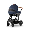 Kinderkraft Prime Wózek Głęboko-Spacerowy 3w1 + Mommy Bag Deep Navy