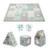 Kinderkraft Luno Shapes Mata Piankowe Puzzle Mint