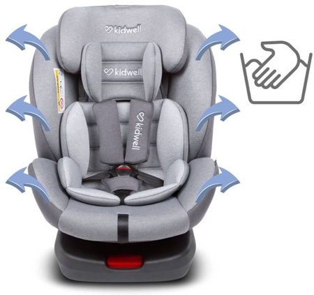 Kidwell Ventura Fotelik Samochodowy 0-36 kg Gray