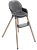 Graco Presti Krzesełko Dziecięce do Karmienia 3w1 Charcoal