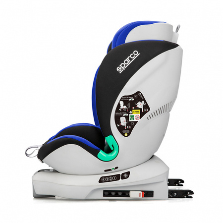 Sparco SK6000i Isofix Fotelik Samochodowy 9-25kg Czarno-Niebieski