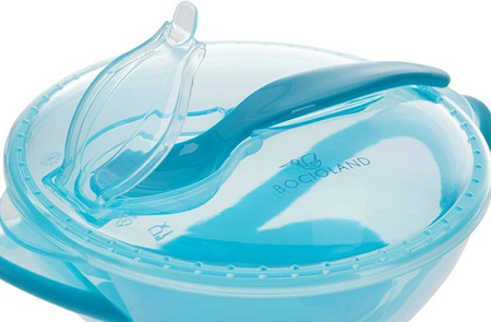Bocioland Miseczka z Łyżeczką Niebieska BOC0546