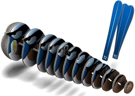 Eugy Eko 3D Układanka Ptak Strzyżyk