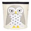 3 Sprouts Kosz Na Zabawki Sowa White