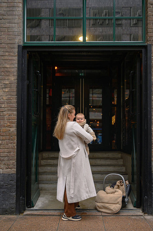 Lodger Rękawiczki dziecięce polarowe beżowe Teddy Fleece Beige 0-12m