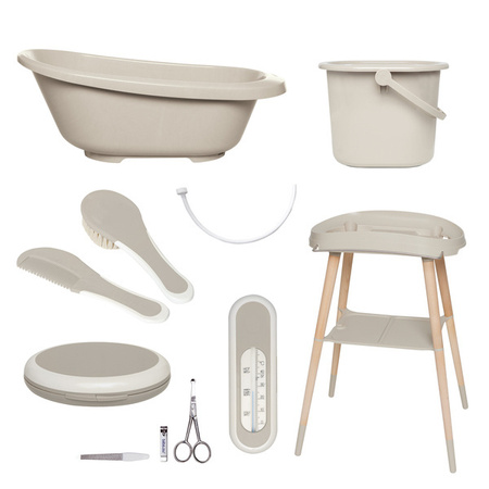 Bébé-Jou Zestaw Kąpielowy Sense 7 Elementów Taupe 428805