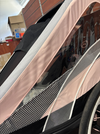 [OUTLET] Cybex Zeno Wielofunkcyjna Przyczepka Do Biegania Do Roweru Cybex Sports Silver Pink