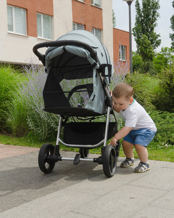 Carrello Pulse Wózek Spacerowy CRL-5507 Leather Black