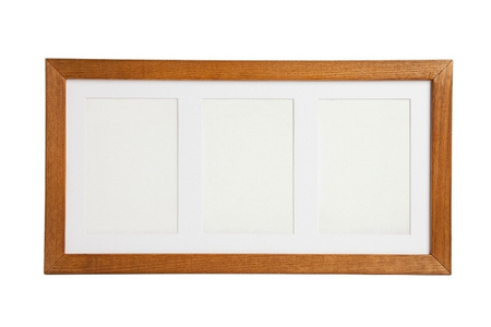 Odcisk Bobasa - Potrójna Ramka z Glinką Brązowa