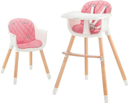 Kinderkraft Sienna Krzesełko Do Karmienia Pink