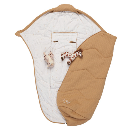 BeSafe Voksi Breeze Light Śpiworek Do Fotelika/Wózka Voksi Ciepły Beż