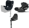 Cybex Sirona T I-Size Plus Fotelik Samochodowy 0-18 kg Plus Nautical Blue + Cybex Cloud T I-Size Plus Fotelik Samochodowy 0-13kg Plus Sepia Black  + Baza T