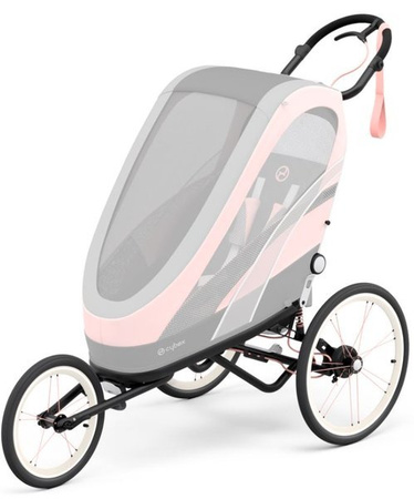 Cybex Zeno Siedzisko Przyczepki Do Biegania Do Roweru Cybex Sports  Silver Pink
