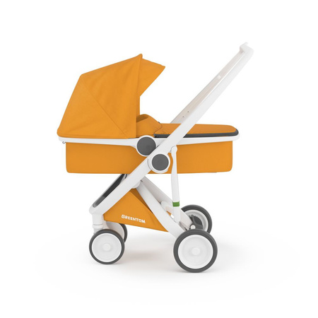 Greentom Wózek Carrycot White-Sunflower