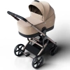Avionaut Sirius Wózek Głęboko-Spacerowy Beige + Avionaut Pixel Pro 2.0 C Fotelik Samochodowy + Baza