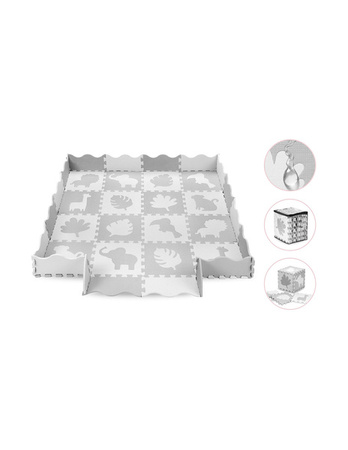Momi Zawi Mata Piankowa 2w1 Puzzle Szara