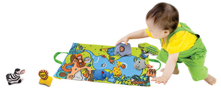 Training2s Mata Edukacyjna Z Zabawkami - Dżungla