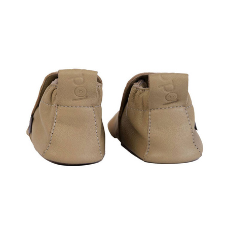 Lodger Skórzane buciki dla niemowląt piaskowe Stepper Sand r. 20