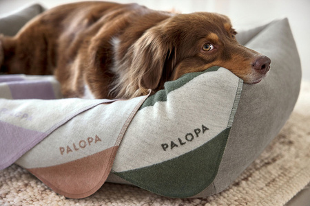 PALOPA Kocyk dla psa Ida M paski dark green