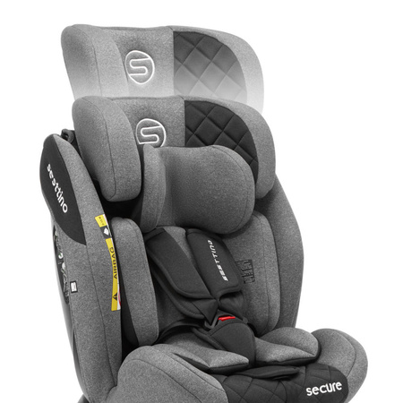 Sesttino SecurePro Fotelik Samochodowy Gray 0-36 kg